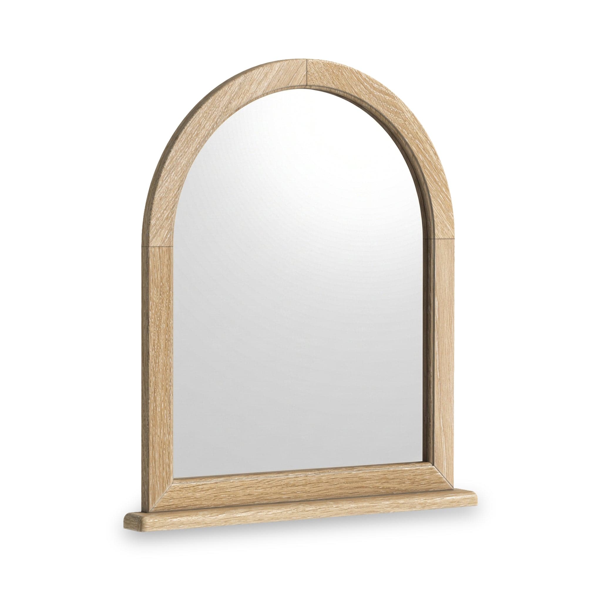 Rutland Oak Framed Arch Dressing Table Mirror